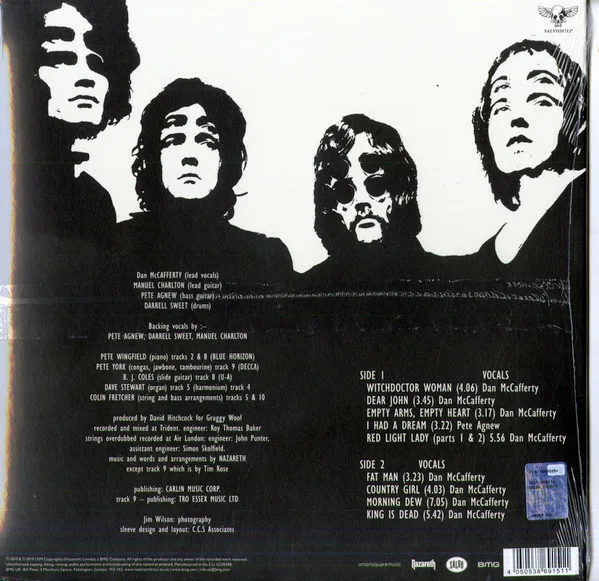 Vinilinė plokštelė - Nazareth - Nazareth LP (White Coloured)