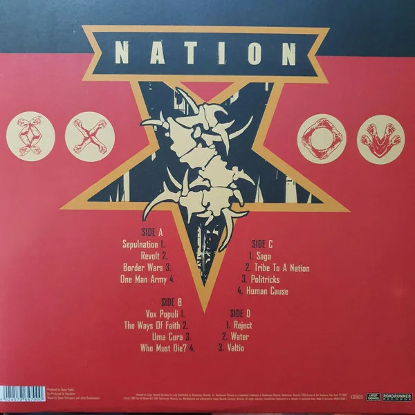 Vinilinė plokštelė - Sepultura - Nation 2LP