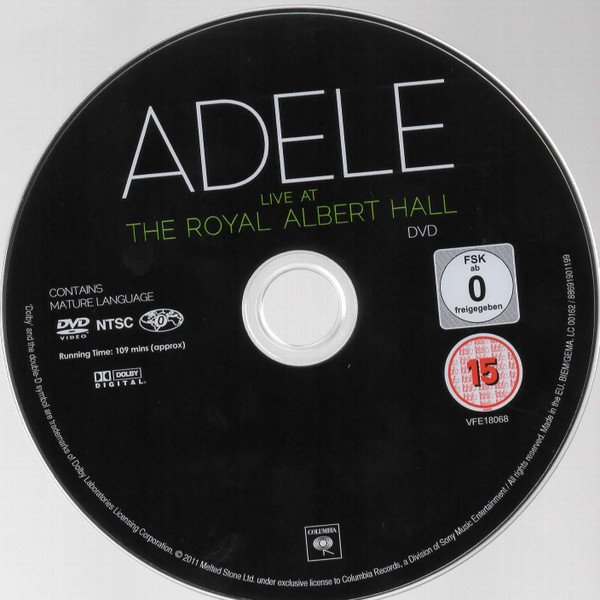 Adele – Live At The Royal Albert Hall CD+DVD