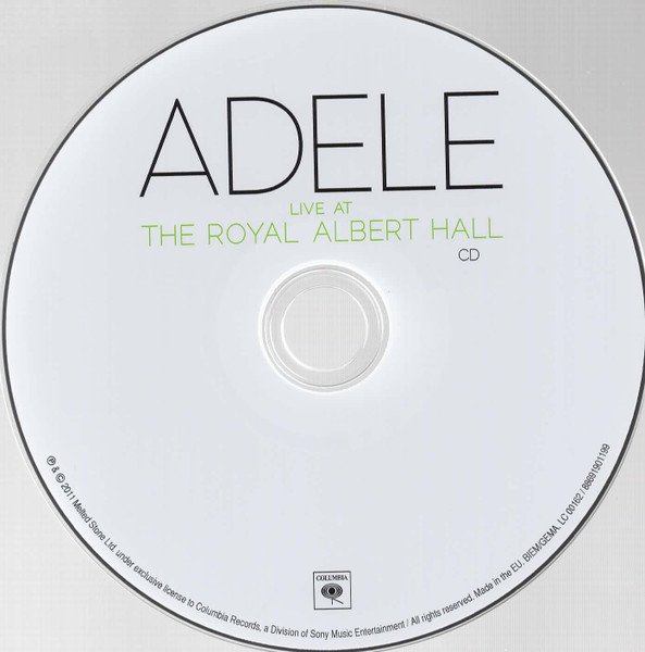 Adele – Live At The Royal Albert Hall CD+DVD