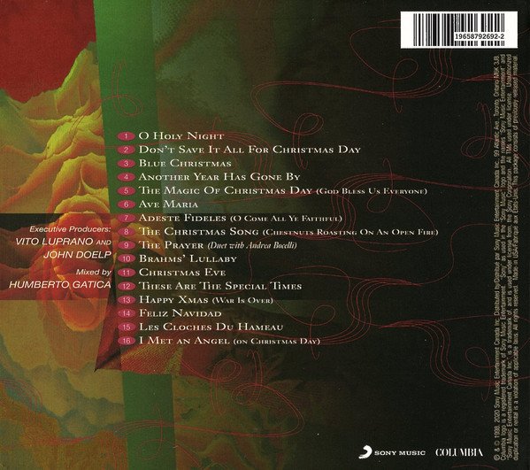 Celine Dion These Are Special Times CD